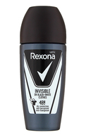 REXONA MEN 48H INVISIBLE ON BLACK+WHITE CLOTHES RULLĪŠA ANTIPERSPIRANTS, 50ML