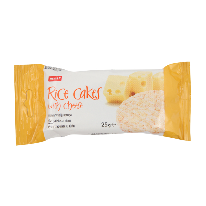 RĪSU GALETES RIMI AR SIERU 25G