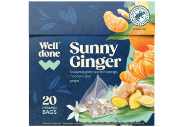 ZAĻĀ TĒJA WELL DONE SUNNY GINGER 20X2G