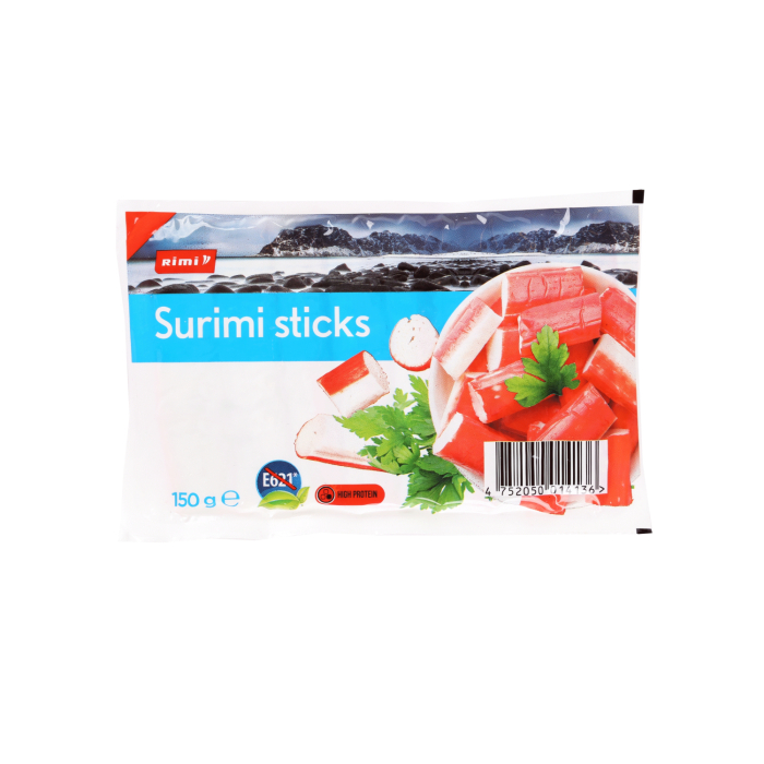 SURIMI NŪJIŅAS RIMI ATDZESĒTAS 150G