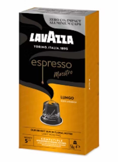 KAFIJAS KAPSULAS LAVAZZA ESPRESSO LUNGO 10 GAB. 56G
