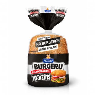 MAIZE PORCIJU MAIZIŅŠ PILNGRAUDU BURGERU 240G