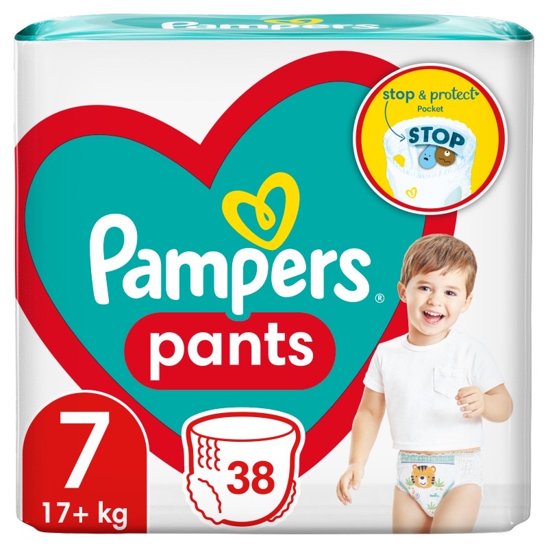 ATIŅB. PAMPERS PANTS  S7 (17KG+) 38 GAB